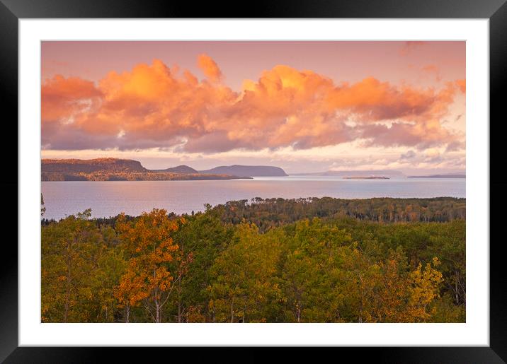 Lake Superior Framed Mounted Print by Dave Reede