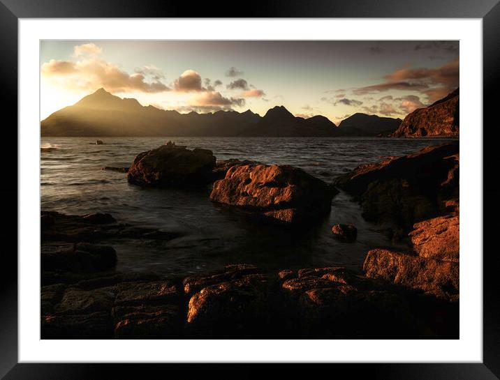 The Face of Elgol Framed Mounted Print by Anthony McGeever