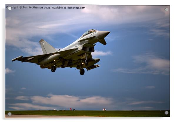 The Typhoon FGR.Mk 4 Acrylic by Tom McPherson