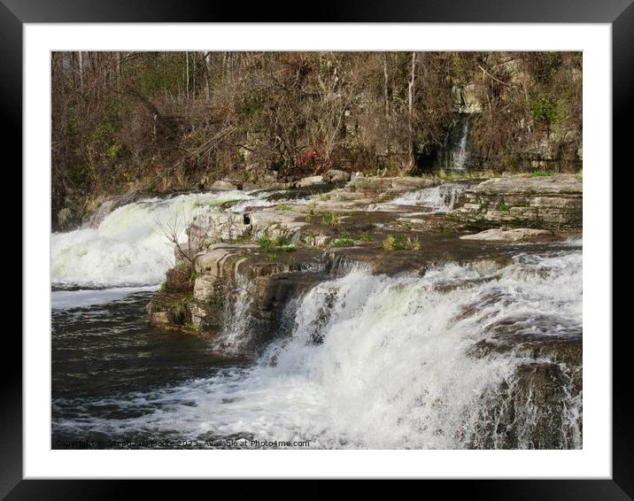 Waterfall  Framed Mounted Print by Stephanie Moore