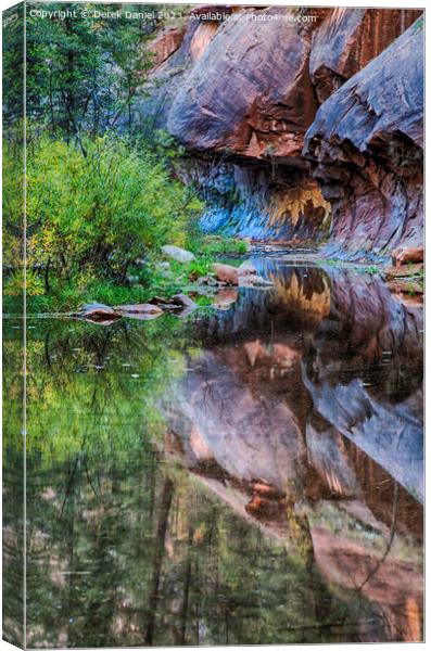 The Colours Of Oak Creek Canyon Canvas Print by Derek Daniel
