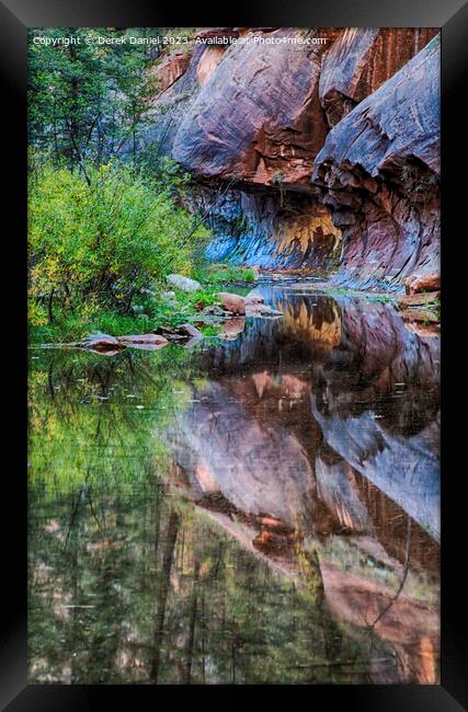 The Colours Of Oak Creek Canyon Framed Print by Derek Daniel