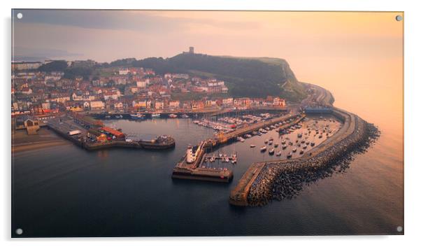 Scarborough from Above Acrylic by Tim Hill
