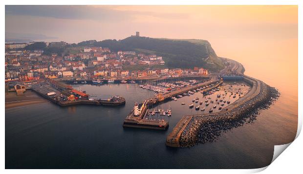 Scarborough from Above Print by Tim Hill