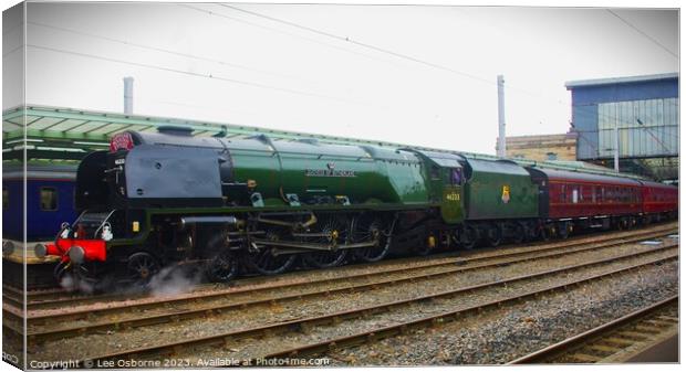 LMS Coronation Class 46233 Duchess of Sutherland, Carlisle Canvas Print by Lee Osborne