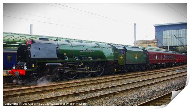 LMS Coronation Class 46233 Duchess of Sutherland, Carlisle Print by Lee Osborne