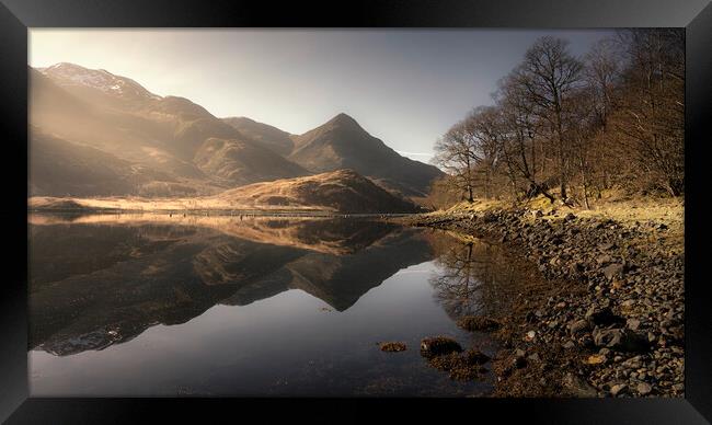 The Pap of Glencoe from Kinlochleven  Framed Print by Anthony McGeever