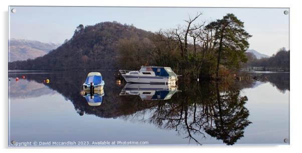 Loch Lomond Acrylic by David Mccandlish
