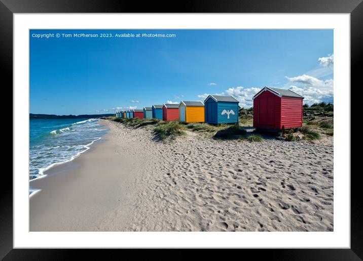  Findhorn Beach, Moray Framed Mounted Print by Tom McPherson