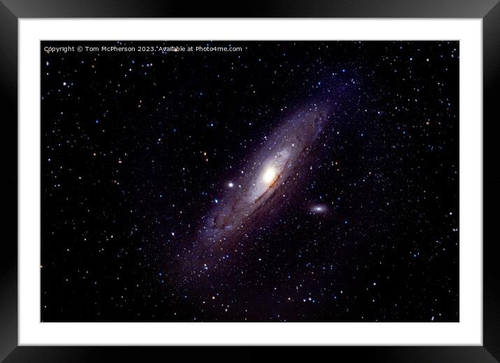 Andromeda Galaxy Framed Mounted Print by Tom McPherson