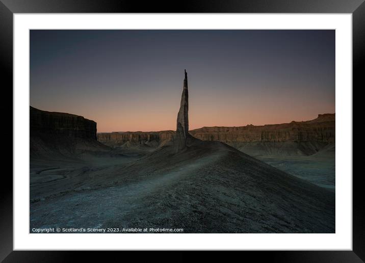 The Spire, Utah, USA. Framed Mounted Print by Scotland's Scenery