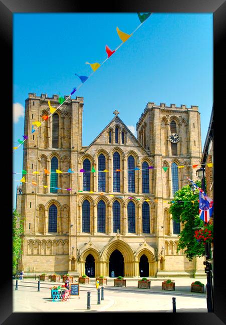 Ripon Cathedral  Framed Print by Alison Chambers