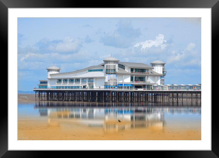 Grand Pier Weston Super Mare Framed Mounted Print by Alison Chambers