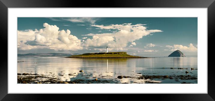 Pladda Island Framed Mounted Print by Dave Bowman