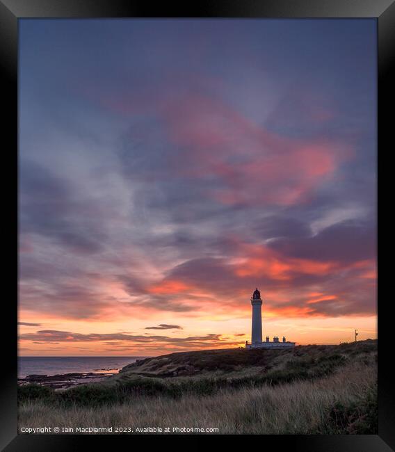 Covesea Colour Framed Print by Iain MacDiarmid