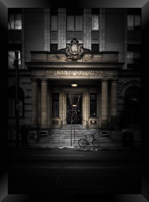 No 212 King Street West Colour Version Framed Print by Brian Carson