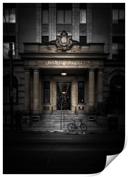 No 212 King Street West Colour Version Print by Brian Carson