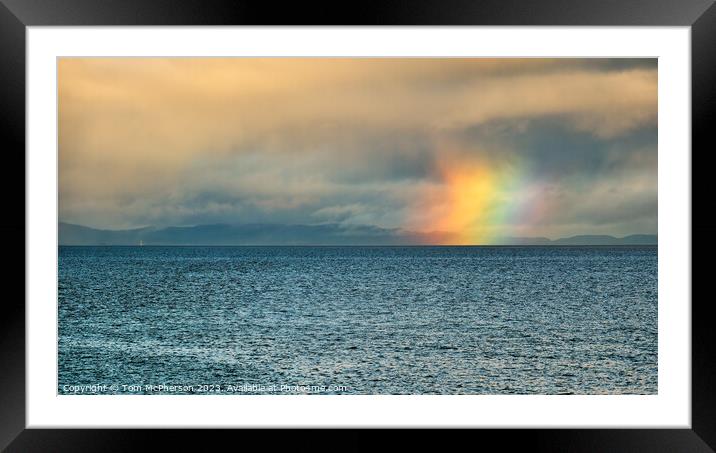 Firebow over Moray Firth Framed Mounted Print by Tom McPherson