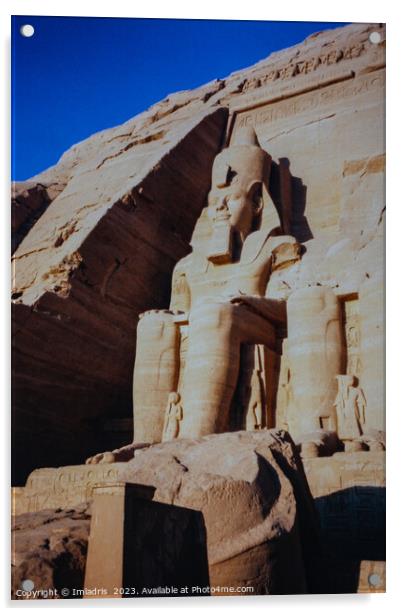 Ramesses II, Abu Simbel, Egypt Acrylic by Imladris 