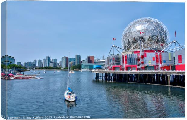 Vancouver Science World Canvas Print by Rob Hawkins