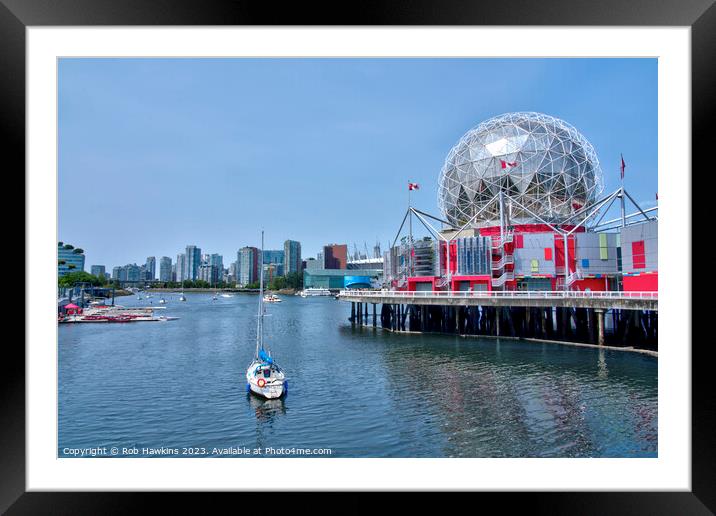 Vancouver Science World Framed Mounted Print by Rob Hawkins