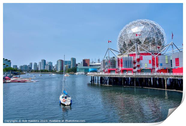 Vancouver Science World Print by Rob Hawkins