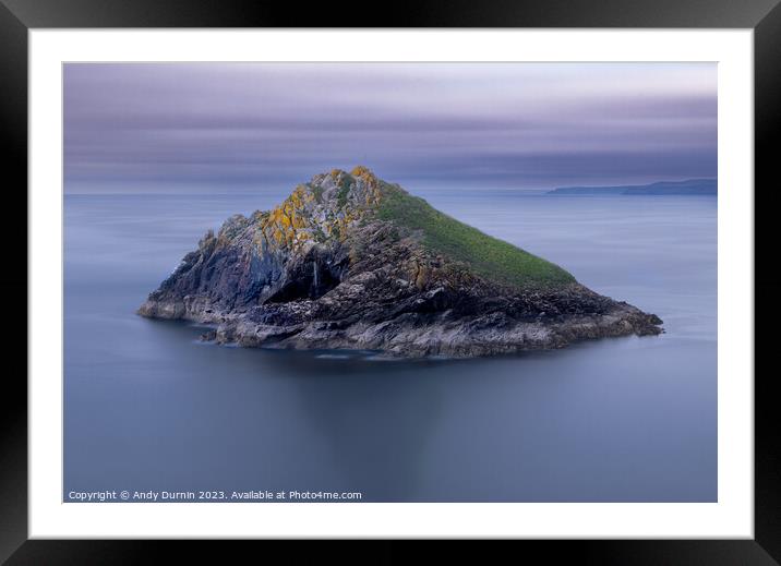 Mouls Island Framed Mounted Print by Andy Durnin