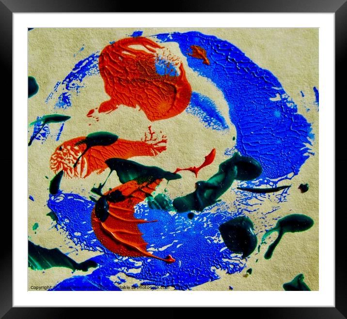Abstract 865 Framed Mounted Print by Stephanie Moore