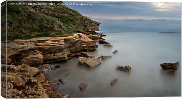 Burghead Seascape Canvas Print by Tom McPherson