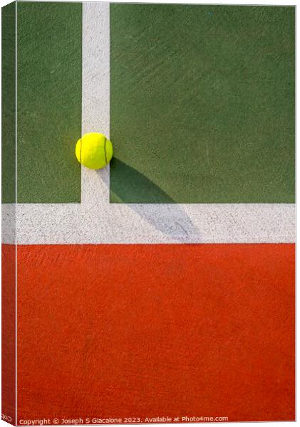 It's All On The Line Canvas Print by Joseph S Giacalone