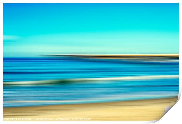 San Clemente Abstract Print by Joseph S Giacalone