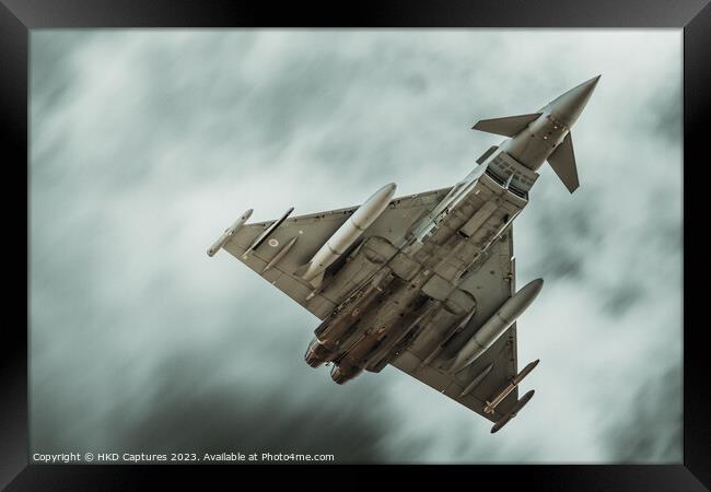 Typhoon Fast Pass Framed Print by HKD Captures