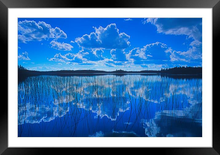 Beautiful Lake Framed Mounted Print by Dave Reede