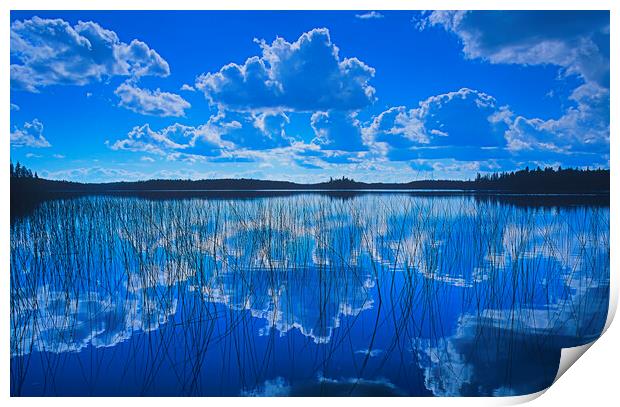 Beautiful Lake Print by Dave Reede