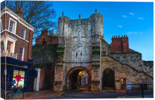 Bootham Bar York Canvas Print by Alison Chambers