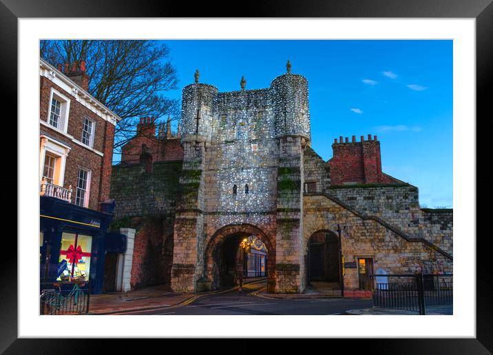 Bootham Bar York Framed Mounted Print by Alison Chambers