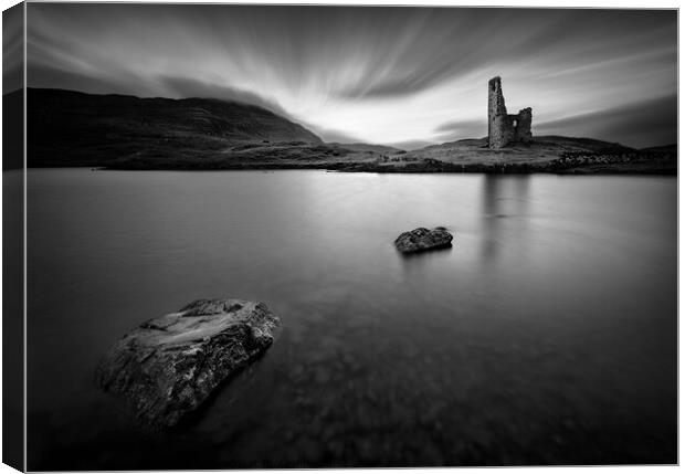 Ardvreck Castle I Canvas Print by Dave Bowman