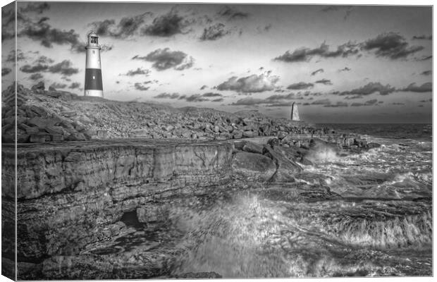 Portland Bill Lighthouse   Canvas Print by Darren Galpin