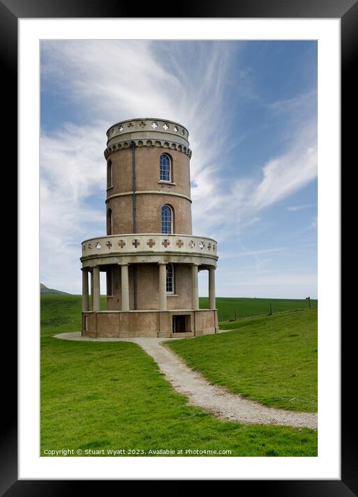 Clavell Tower, Kimmeridge, Purbeck, Dorset Framed Mounted Print by Stuart Wyatt