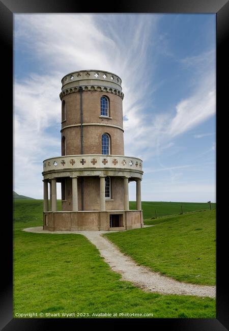 Clavell Tower, Kimmeridge, Purbeck, Dorset Framed Print by Stuart Wyatt