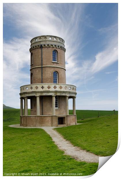 Clavell Tower, Kimmeridge, Purbeck, Dorset Print by Stuart Wyatt