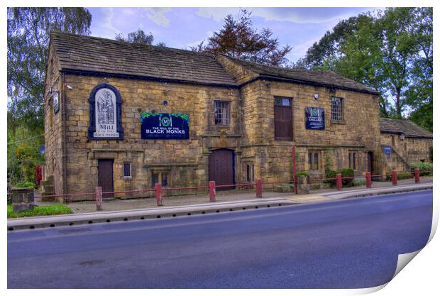 The Mill Of The Black Monks Barnsley Print by Steve Smith