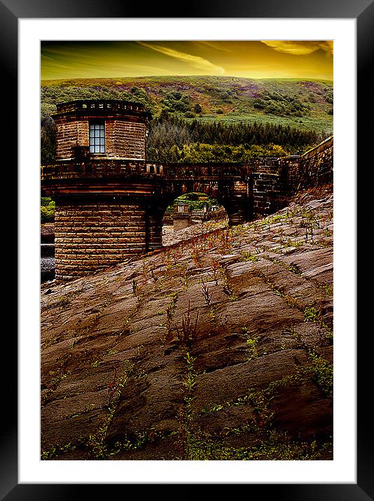 Holding Back the Flood Framed Mounted Print by K7 Photography