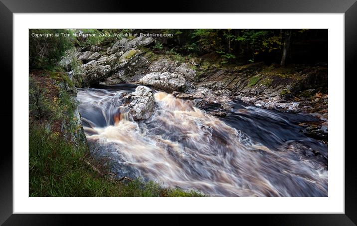 River Findhorn Framed Mounted Print by Tom McPherson