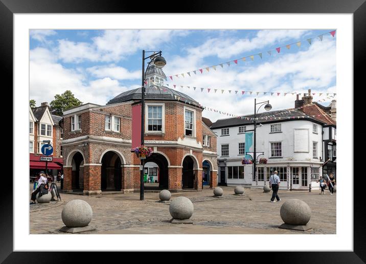 The Corn Exchange, Church Square, High Wycombe Framed Mounted Print by Kevin Hellon