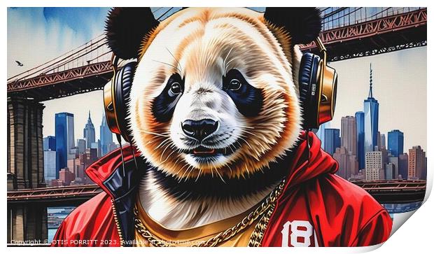 BROOKLYN PANDA 9 Print by OTIS PORRITT