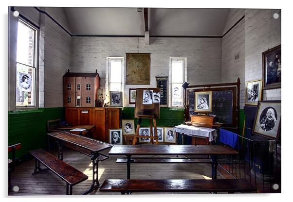 Victorian classroom Acrylic by Tony Bates