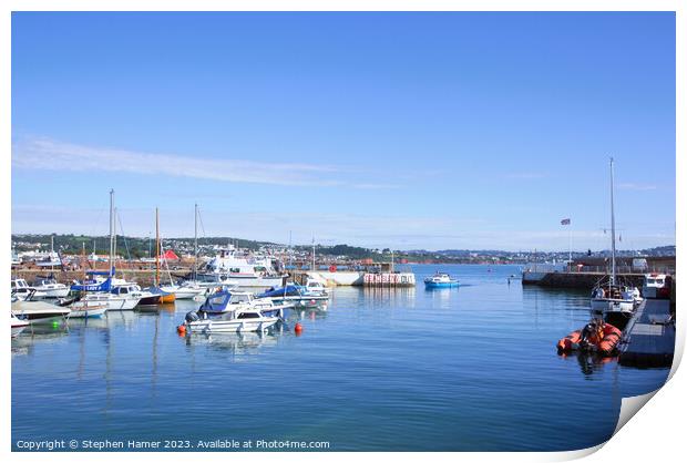 Into Harbour Print by Stephen Hamer