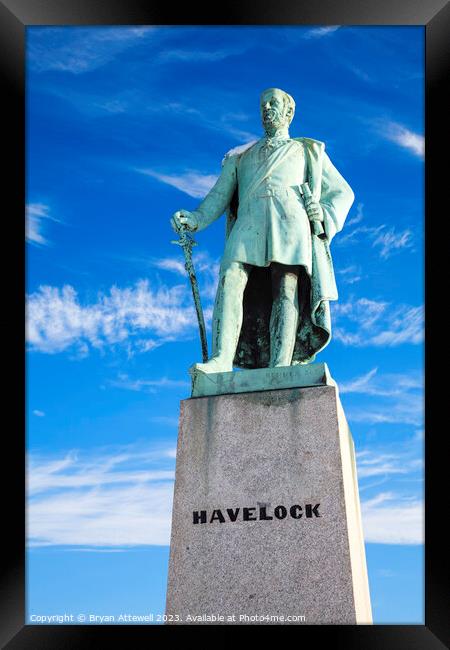Statue of Sir Henry Havelock Framed Print by Bryan Attewell