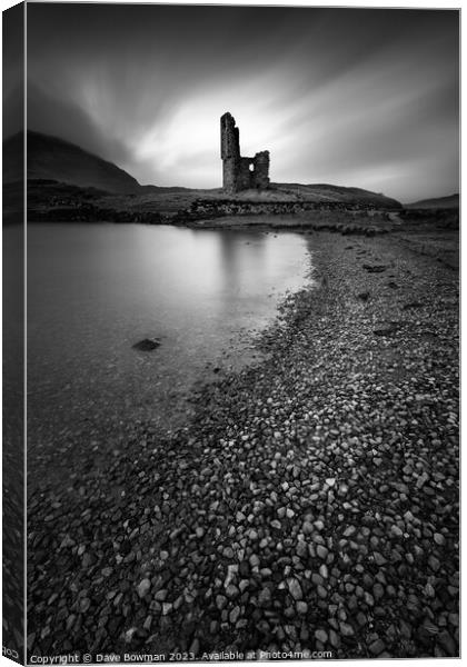 Ardvreck Castle II Canvas Print by Dave Bowman